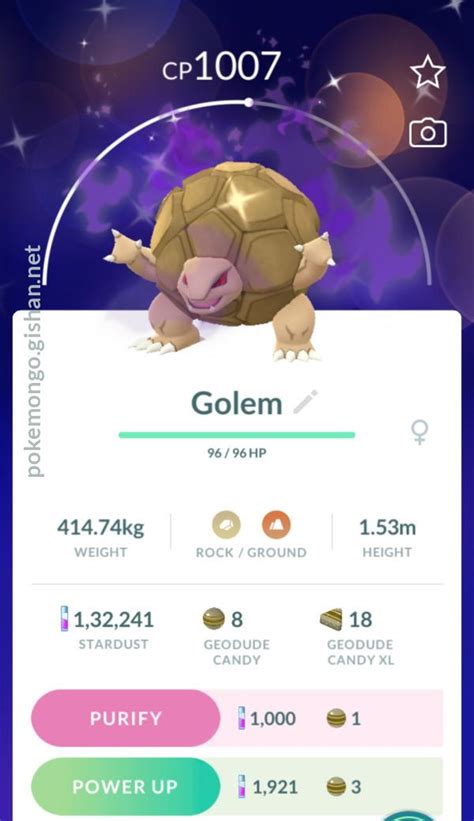 pokemon go golem|Golem .